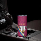 Personalised AFL Brisbane Lions Skinny Tumbler 2024 We Are The Champions - Trophy Style