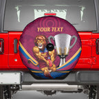 Personalised AFL Brisbane Lions Spare Tire Cover 2024 We Are The Champions - Trophy Style