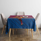 Personalised AFL Brisbane Lions Tablecloth 2024 We Are The Champions - Trophy Style
