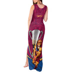 Personalised AFL Brisbane Lions Tank Maxi Dress 2024 We Are The Champions - Trophy Style