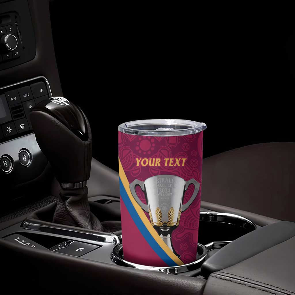 Personalised AFL Brisbane Lions Tumbler Cup 2024 We Are The Champions - Trophy Style