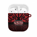 Keep Maori Wards New Zealand AirPods Case Stronger Together Aotearoa Taniko - Aussie Hoodie