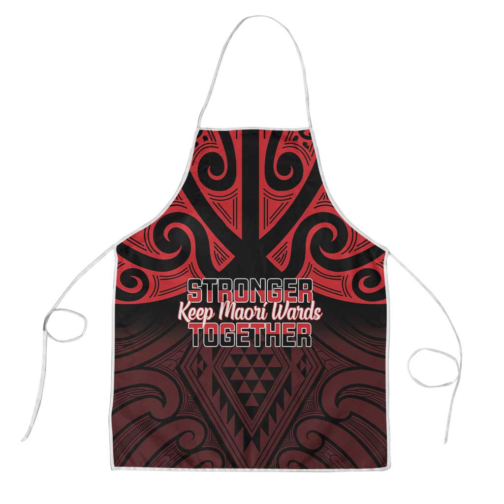 Keep Maori Wards New Zealand Apron Stronger Together Aotearoa Taniko - Aussie Hoodie