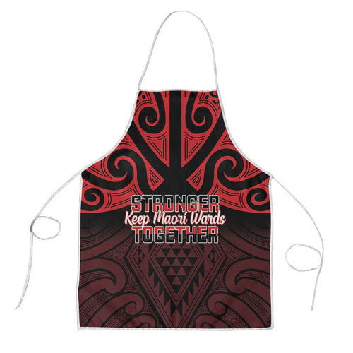 Keep Maori Wards New Zealand Apron Stronger Together Aotearoa Taniko - Aussie Hoodie