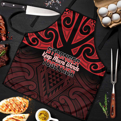 Keep Maori Wards New Zealand Apron Stronger Together Aotearoa Taniko - Aussie Hoodie