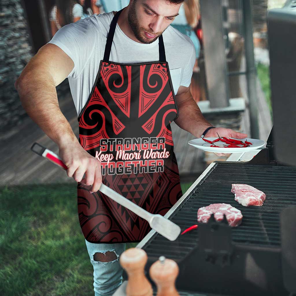 Keep Maori Wards New Zealand Apron Stronger Together Aotearoa Taniko - Aussie Hoodie