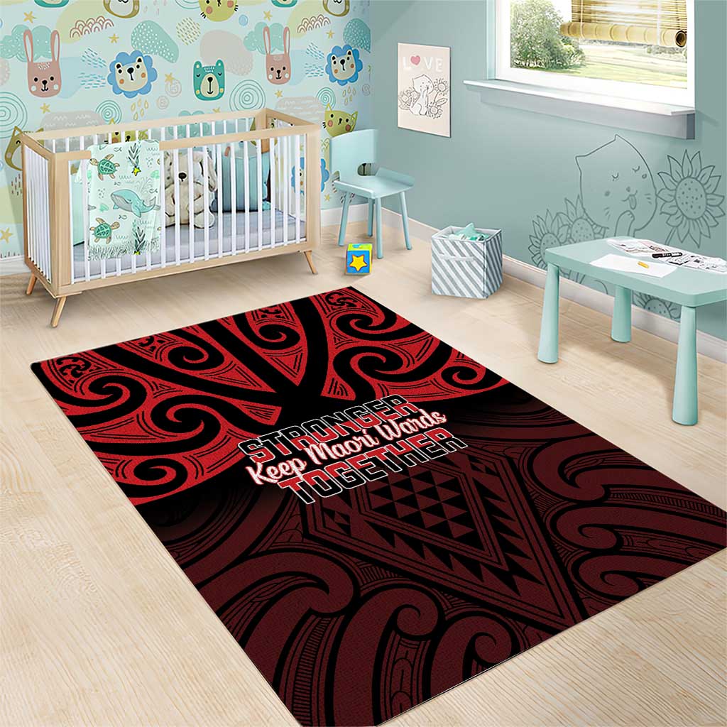 Keep Maori Wards New Zealand Area Rug Stronger Together Aotearoa Taniko - Aussie Hoodie