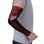 Personalised Keep Maori Wards New Zealand Arm Sleeves Stronger Together Aotearoa Taniko - Aussie Hoodie