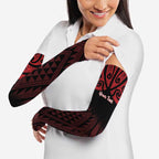 Personalised Keep Maori Wards New Zealand Arm Sleeves Stronger Together Aotearoa Taniko - Aussie Hoodie