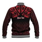 Personalised Keep Maori Wards New Zealand Baseball Jacket Stronger Together Aotearoa Taniko - Aussie Hoodie