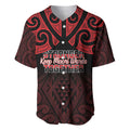 Personalised Keep Maori Wards New Zealand Baseball Jersey Stronger Together Aotearoa Taniko - Aussie Hoodie