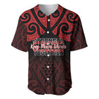 Personalised Keep Maori Wards New Zealand Baseball Jersey Stronger Together Aotearoa Taniko - Aussie Hoodie