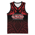 Personalised Keep Maori Wards New Zealand Basketball Jersey Stronger Together Aotearoa Taniko - Aussie Hoodie