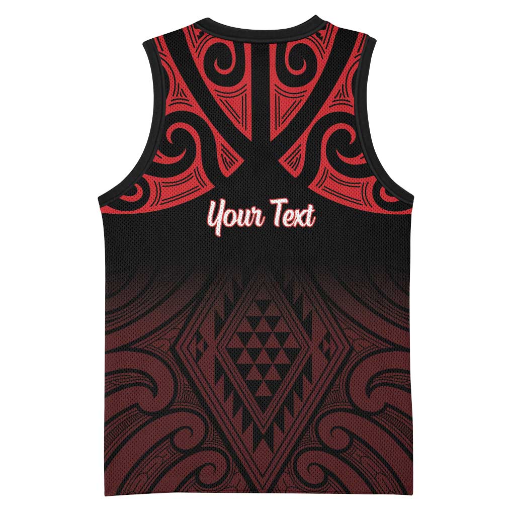 Personalised Keep Maori Wards New Zealand Basketball Jersey Stronger Together Aotearoa Taniko - Aussie Hoodie
