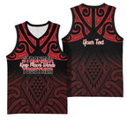 Personalised Keep Maori Wards New Zealand Basketball Jersey Stronger Together Aotearoa Taniko - Aussie Hoodie