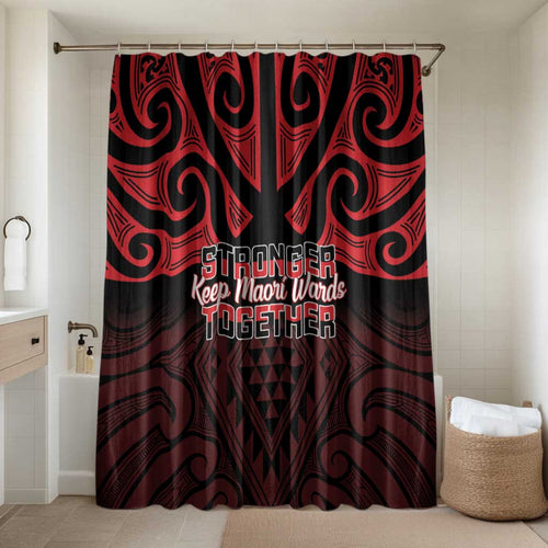 Keep Maori Wards New Zealand Bathroom Set Stronger Together Aotearoa Taniko - Aussie Hoodie