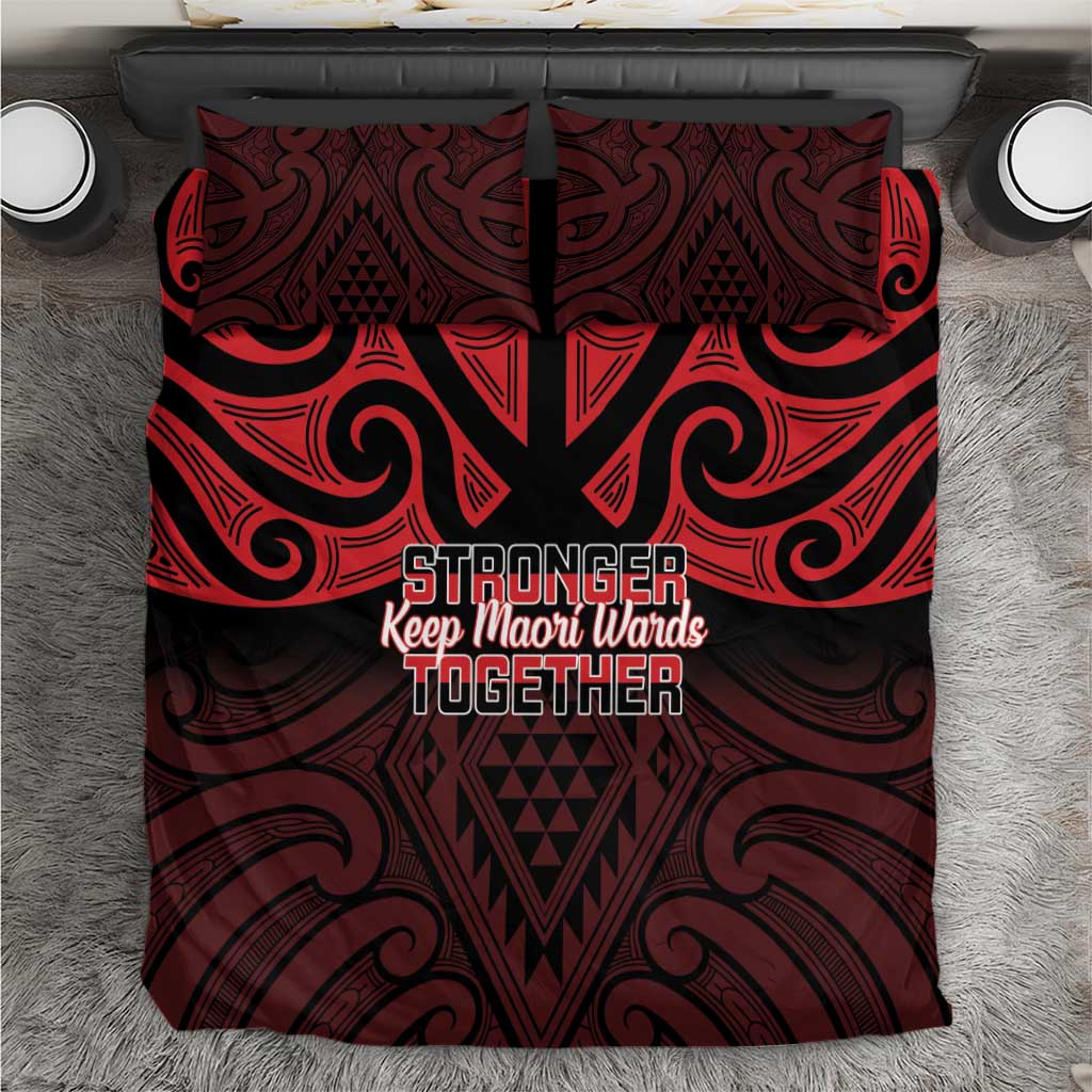 Keep Maori Wards New Zealand Bedding Set Stronger Together Aotearoa Taniko - Aussie Hoodie