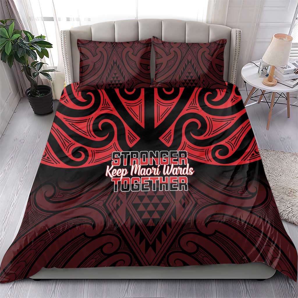 Keep Maori Wards New Zealand Bedding Set Stronger Together Aotearoa Taniko - Aussie Hoodie