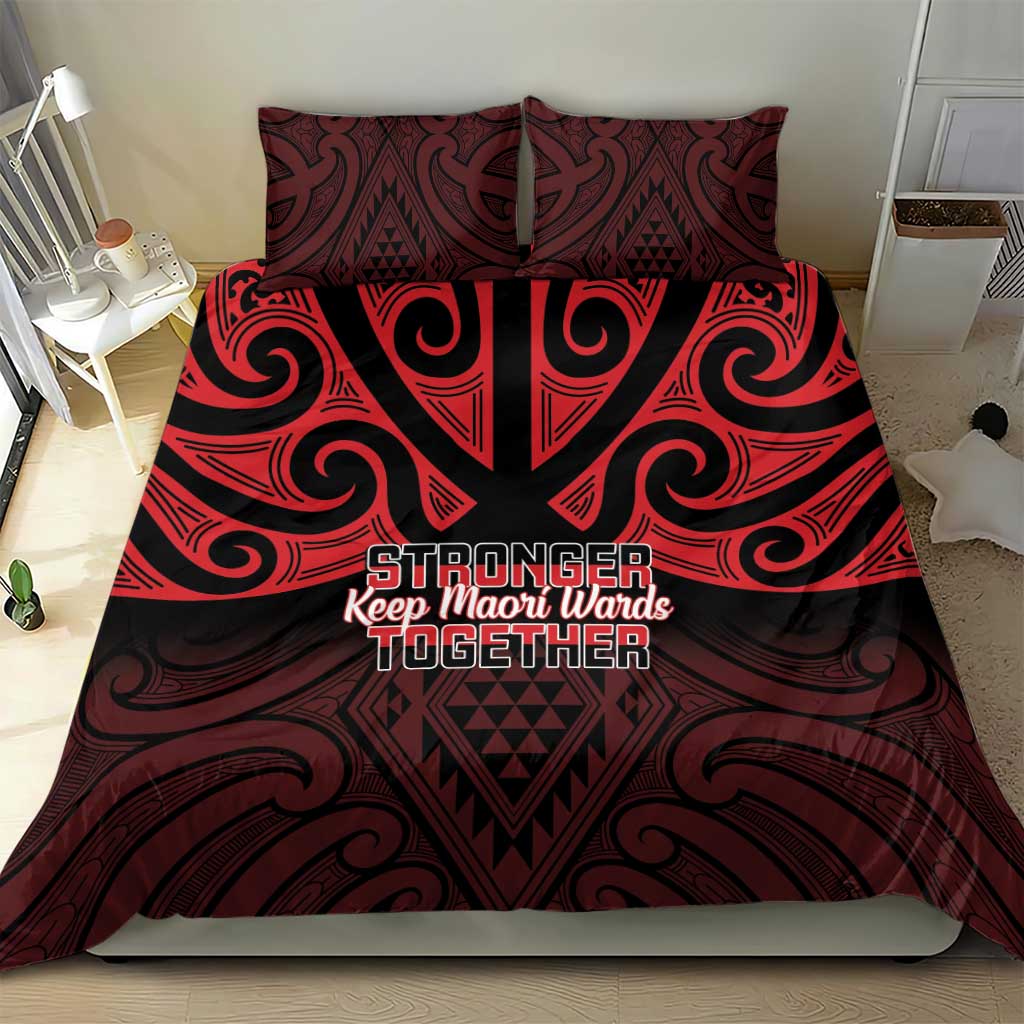 Keep Maori Wards New Zealand Bedding Set Stronger Together Aotearoa Taniko - Aussie Hoodie