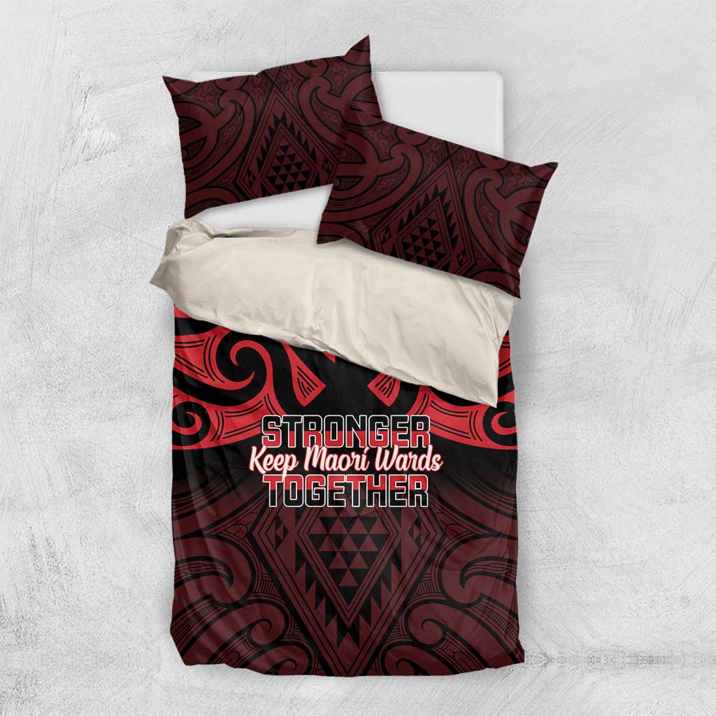 Keep Maori Wards New Zealand Bedding Set Stronger Together Aotearoa Taniko - Aussie Hoodie