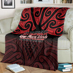Keep Maori Wards New Zealand Blanket Stronger Together Aotearoa Taniko - Aussie Hoodie