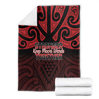 Keep Maori Wards New Zealand Blanket Stronger Together Aotearoa Taniko - Aussie Hoodie