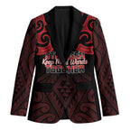Personalised Keep Maori Wards New Zealand Blazer Stronger Together Aotearoa Taniko - Aussie Hoodie