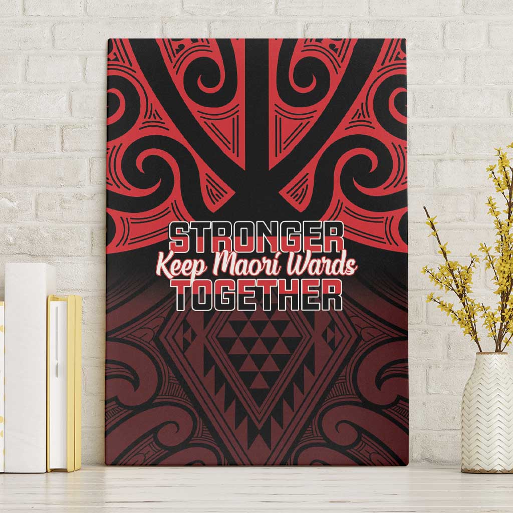 Keep Maori Wards New Zealand Canvas Wall Art Stronger Together Aotearoa Taniko - Aussie Hoodie