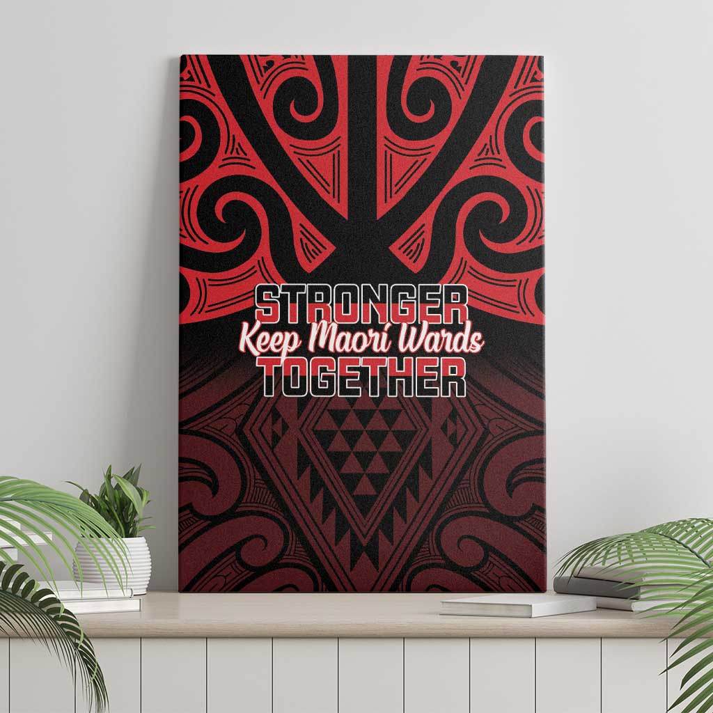 Keep Maori Wards New Zealand Canvas Wall Art Stronger Together Aotearoa Taniko - Aussie Hoodie