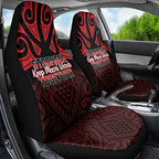 Keep Maori Wards New Zealand Car Seat Cover Stronger Together Aotearoa Taniko - Aussie Hoodie