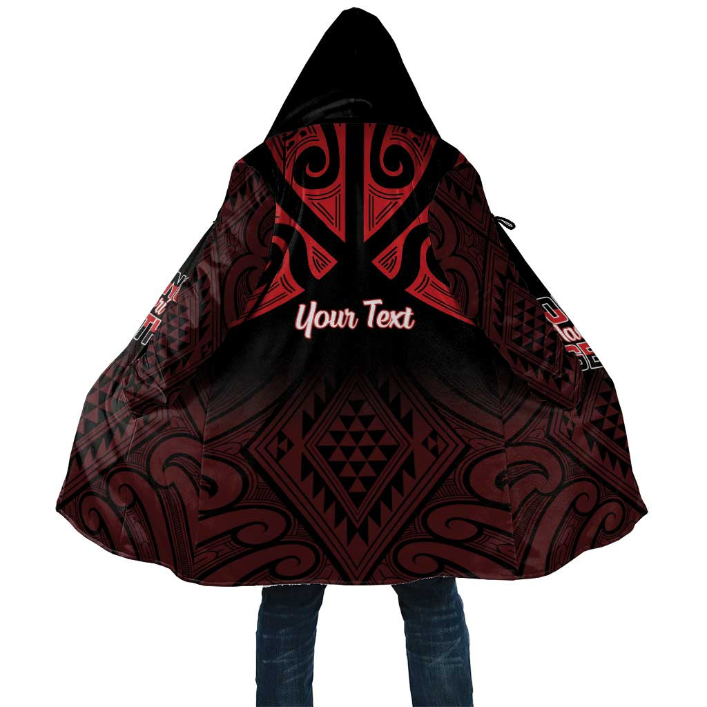 Personalised Keep Maori Wards New Zealand Cloak Stronger Together Aotearoa Taniko - Aussie Hoodie