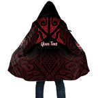 Personalised Keep Maori Wards New Zealand Cloak Stronger Together Aotearoa Taniko - Aussie Hoodie