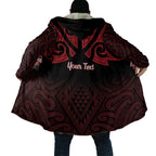 Personalised Keep Maori Wards New Zealand Cloak Stronger Together Aotearoa Taniko - Aussie Hoodie