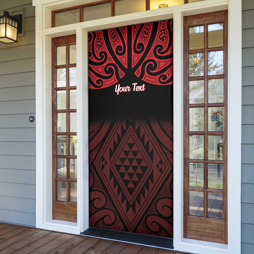 Personalised Keep Maori Wards New Zealand Door Cover Stronger Together Aotearoa Taniko - Aussie Hoodie