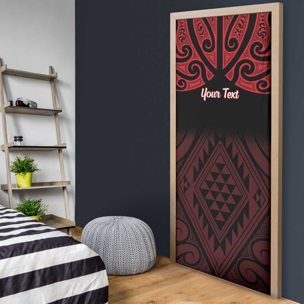 Personalised Keep Maori Wards New Zealand Door Cover Stronger Together Aotearoa Taniko - Aussie Hoodie
