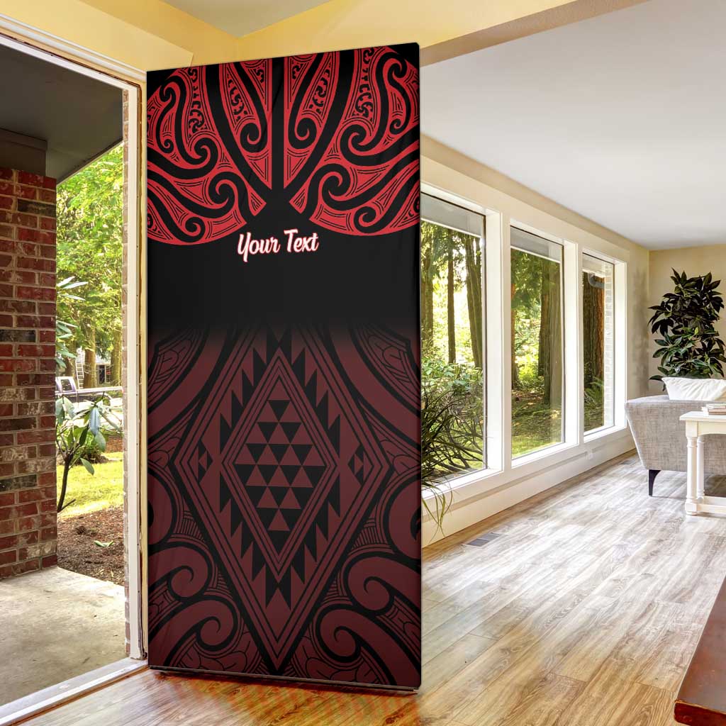 Personalised Keep Maori Wards New Zealand Door Cover Stronger Together Aotearoa Taniko - Aussie Hoodie