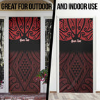 Personalised Keep Maori Wards New Zealand Door Cover Stronger Together Aotearoa Taniko - Aussie Hoodie