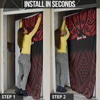 Personalised Keep Maori Wards New Zealand Door Cover Stronger Together Aotearoa Taniko - Aussie Hoodie