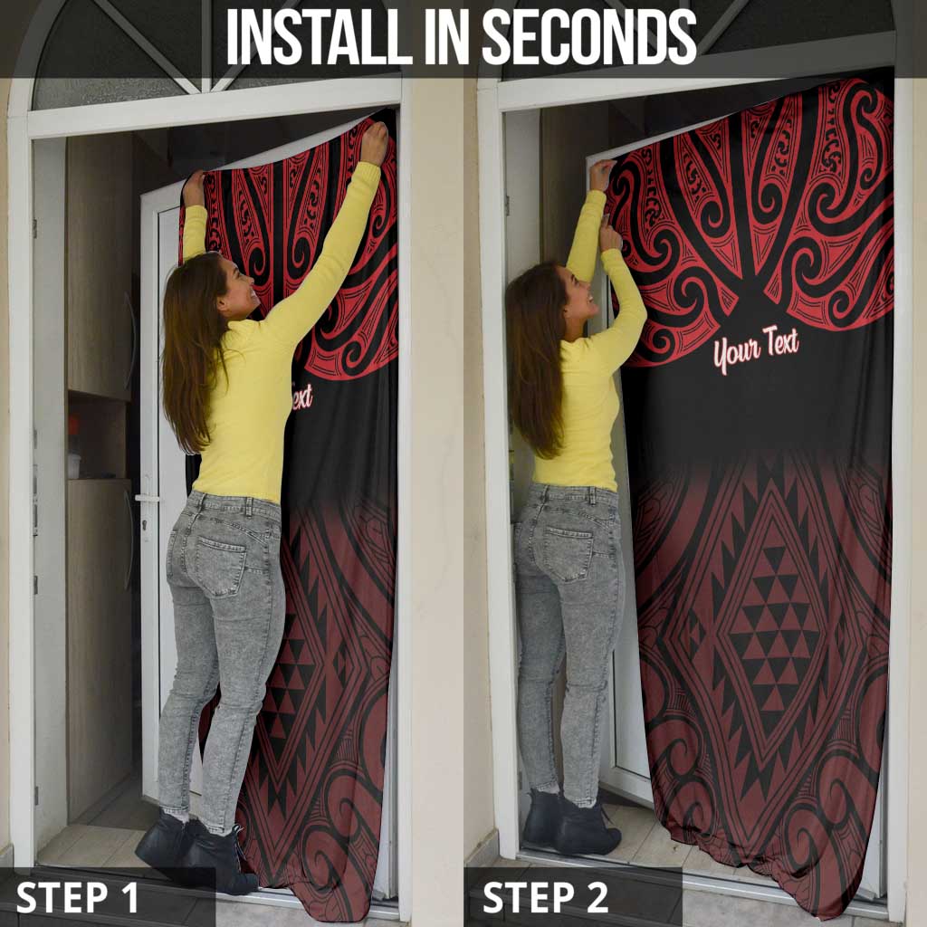 Personalised Keep Maori Wards New Zealand Door Cover Stronger Together Aotearoa Taniko - Aussie Hoodie