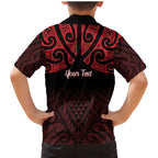 Personalised Keep Maori Wards New Zealand Family Matching Mermaid Dress and Hawaiian Shirt Stronger Together Aotearoa Taniko - Aussie Hoodie