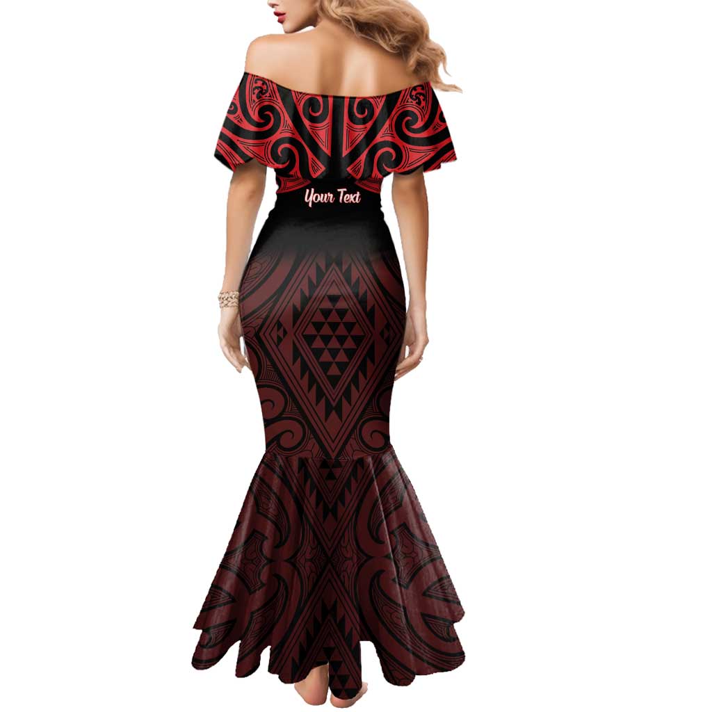 Personalised Keep Maori Wards New Zealand Family Matching Mermaid Dress and Hawaiian Shirt Stronger Together Aotearoa Taniko - Aussie Hoodie