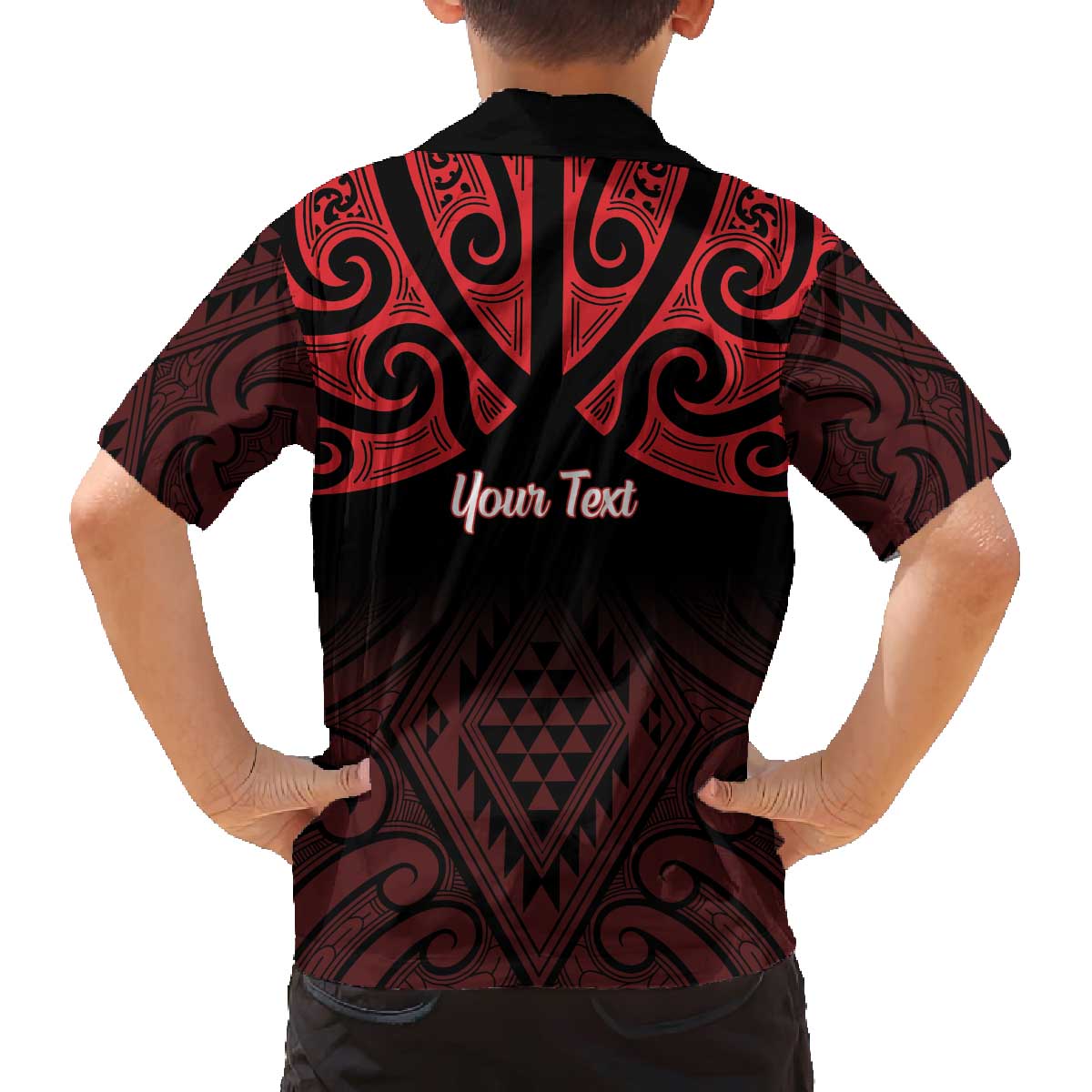 Personalised Keep Maori Wards New Zealand Family Matching Off The Shoulder Long Sleeve Dress and Hawaiian Shirt Stronger Together Aotearoa Taniko - Aussie Hoodie
