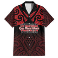 Personalised Keep Maori Wards New Zealand Family Matching Off The Shoulder Long Sleeve Dress and Hawaiian Shirt Stronger Together Aotearoa Taniko - Aussie Hoodie