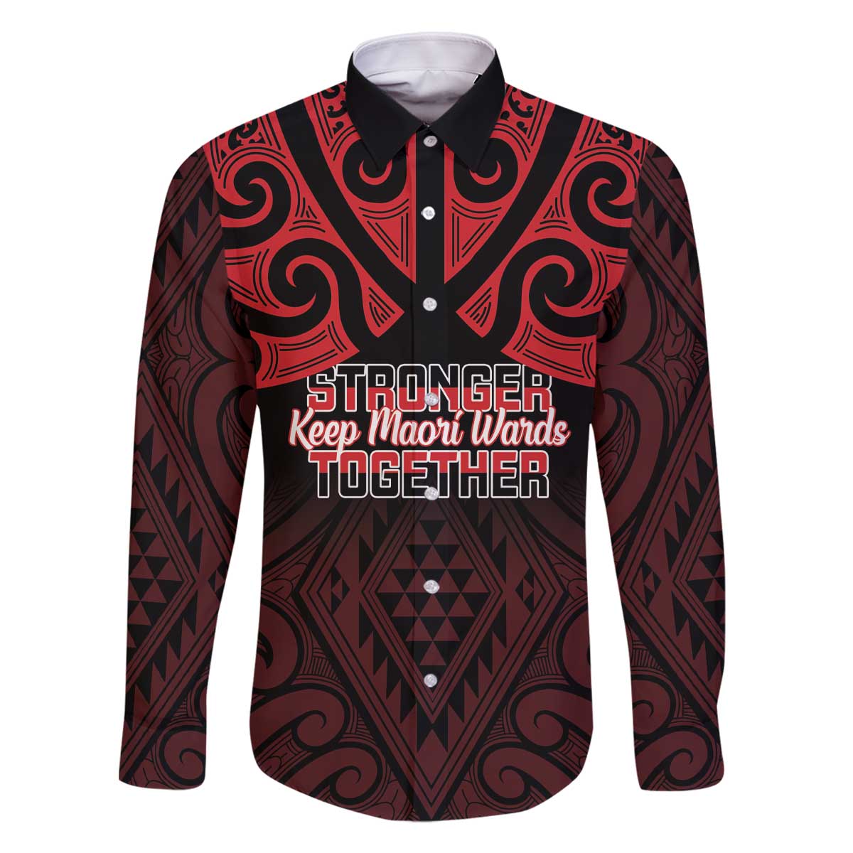 Personalised Keep Maori Wards New Zealand Family Matching Off The Shoulder Long Sleeve Dress and Hawaiian Shirt Stronger Together Aotearoa Taniko - Aussie Hoodie