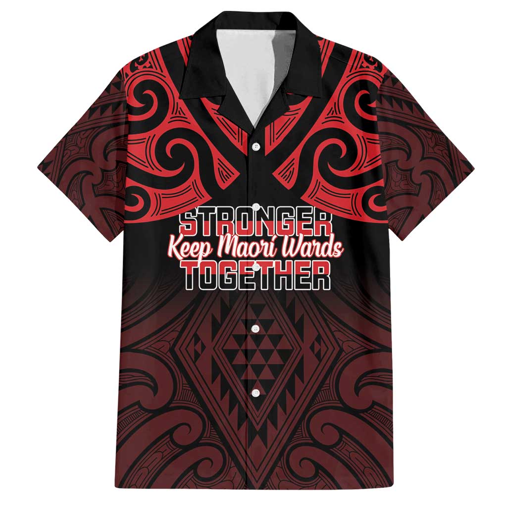 Personalised Keep Maori Wards New Zealand Family Matching Off Shoulder Short Dress and Hawaiian Shirt Stronger Together Aotearoa Taniko - Aussie Hoodie