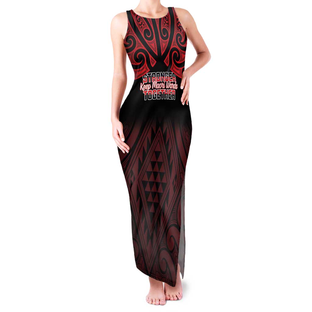 Personalised Keep Maori Wards New Zealand Family Matching Tank Maxi Dress and Hawaiian Shirt Stronger Together Aotearoa Taniko - Aussie Hoodie