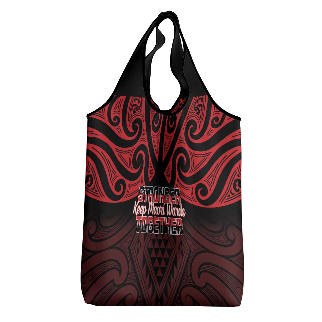 Keep Maori Wards New Zealand Grocery Bag Stronger Together Aotearoa Taniko - Aussie Hoodie