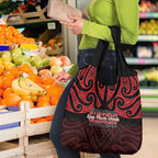 Keep Maori Wards New Zealand Grocery Bag Stronger Together Aotearoa Taniko - Aussie Hoodie