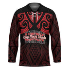 Personalised Keep Maori Wards New Zealand Hockey Jersey Stronger Together Aotearoa Taniko - Aussie Hoodie