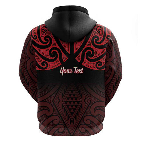 Personalised Keep Maori Wards New Zealand Hoodie Stronger Together Aotearoa Taniko - Aussie Hoodie